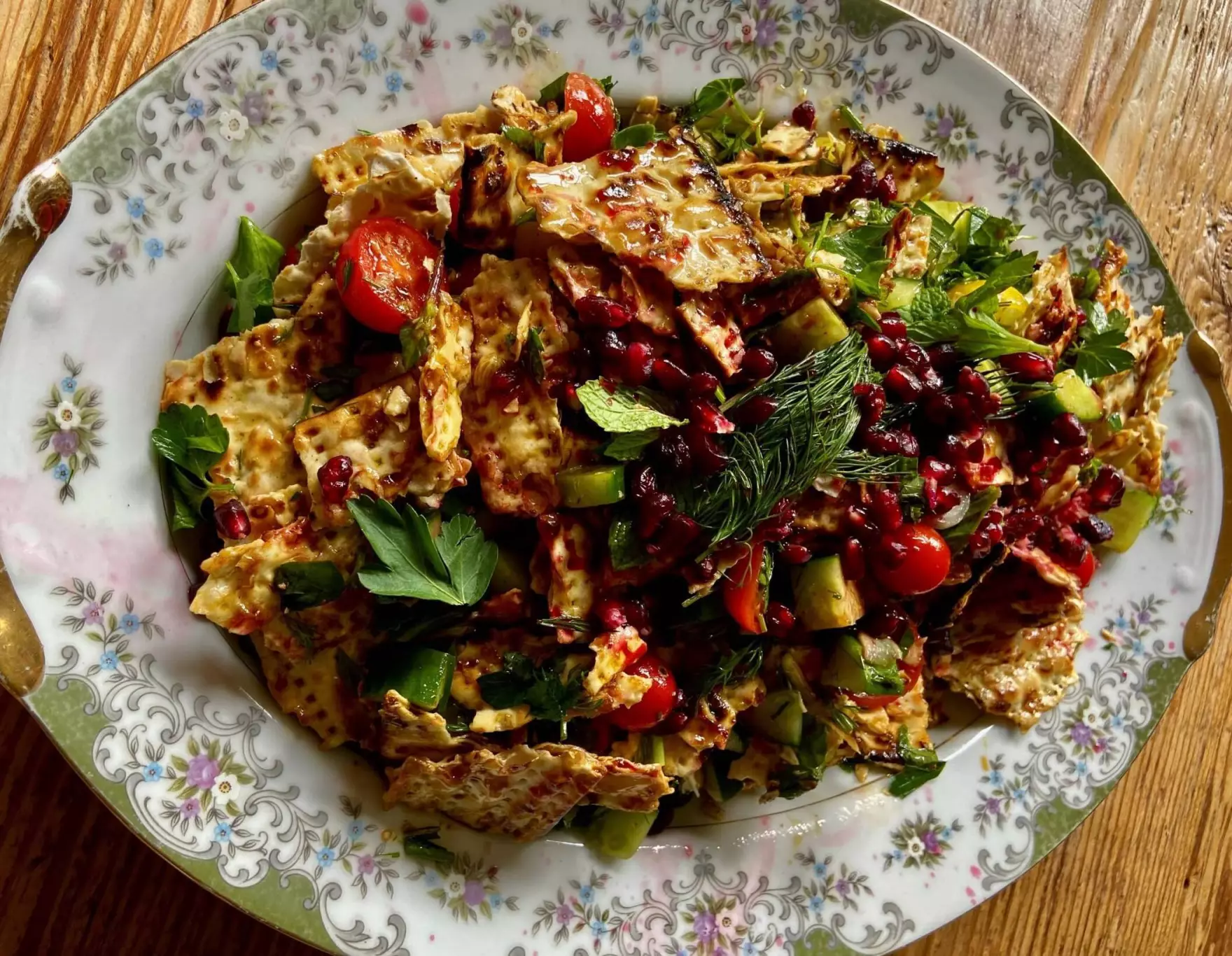 Matzah fattoush
