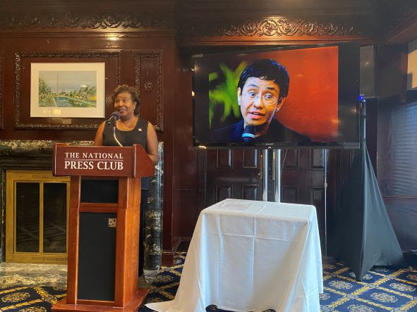 NPC Press Freedom Award Winner Maria Ressa Wins Nobel Peace Prize